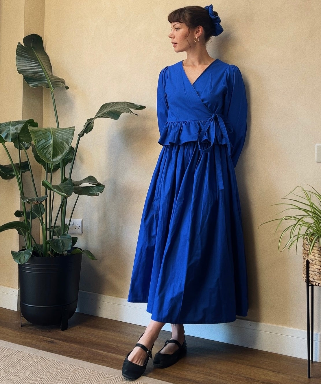 *Limited Edition Fabrics* Heather Wrap Blouse