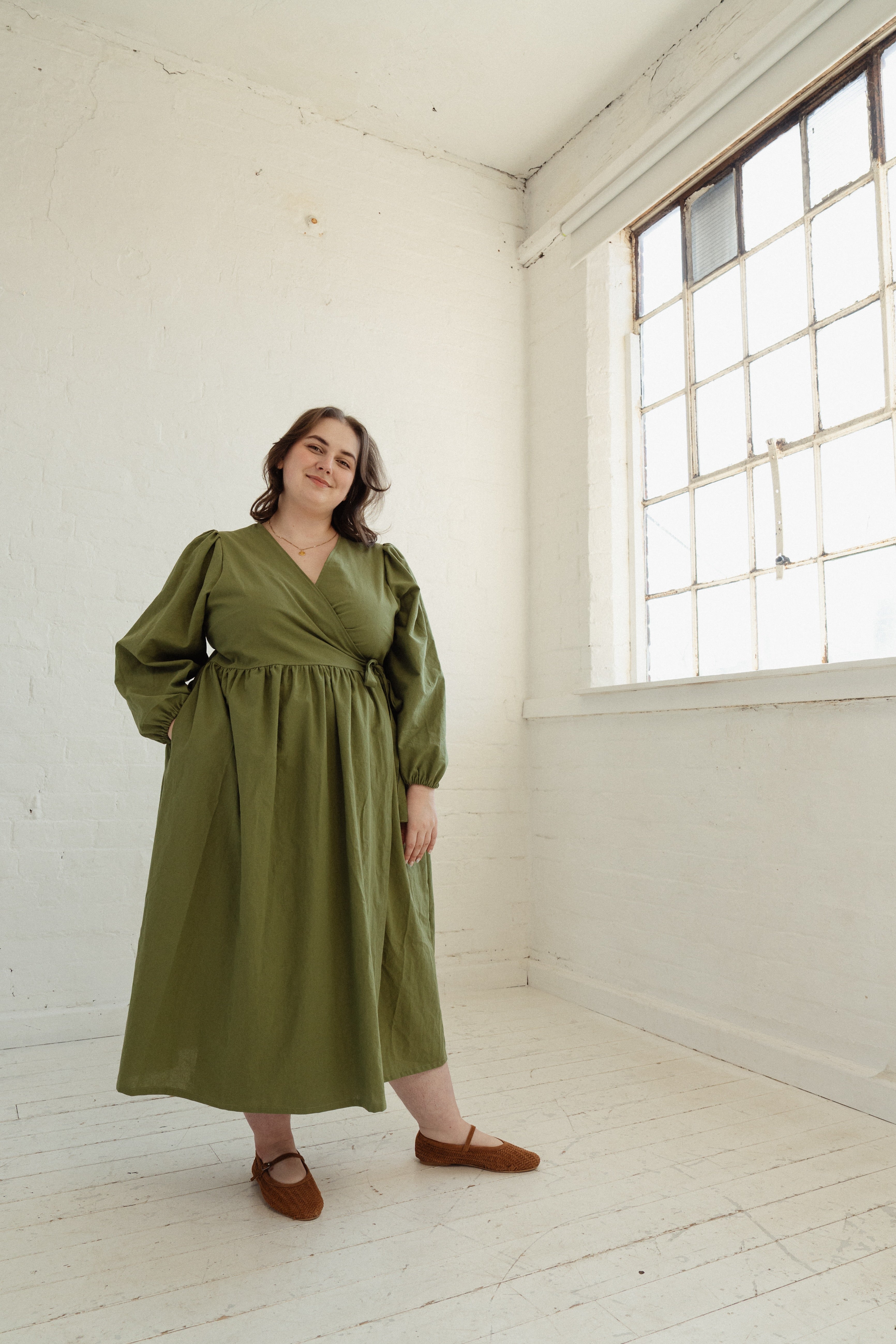 size 20 green dress Ready to ship