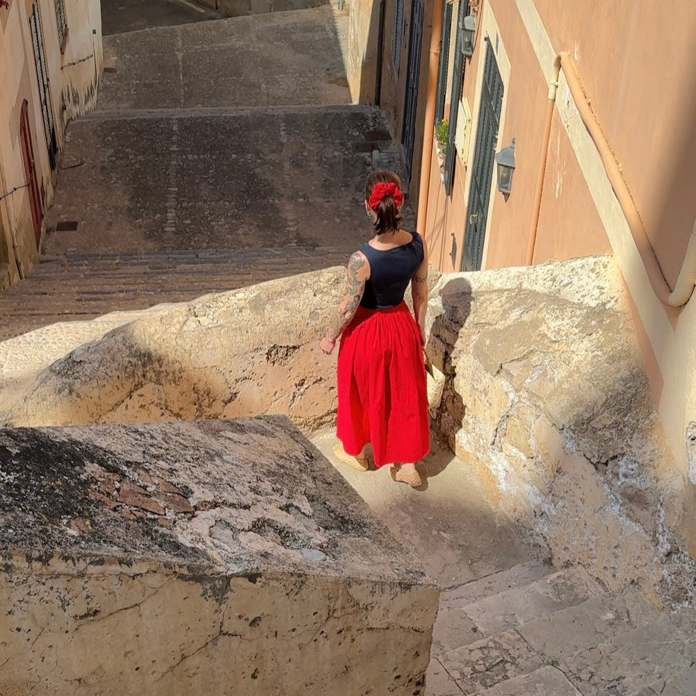 *Limited Edition Fabrics* The Bloom Midi Skirt