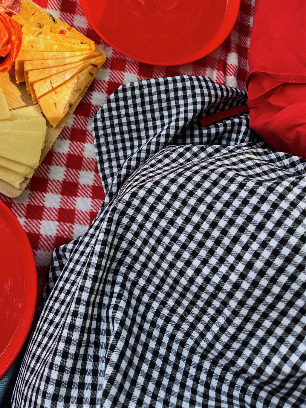 Ready to ship - The Bloom Skirt in Black Gingham Size 12