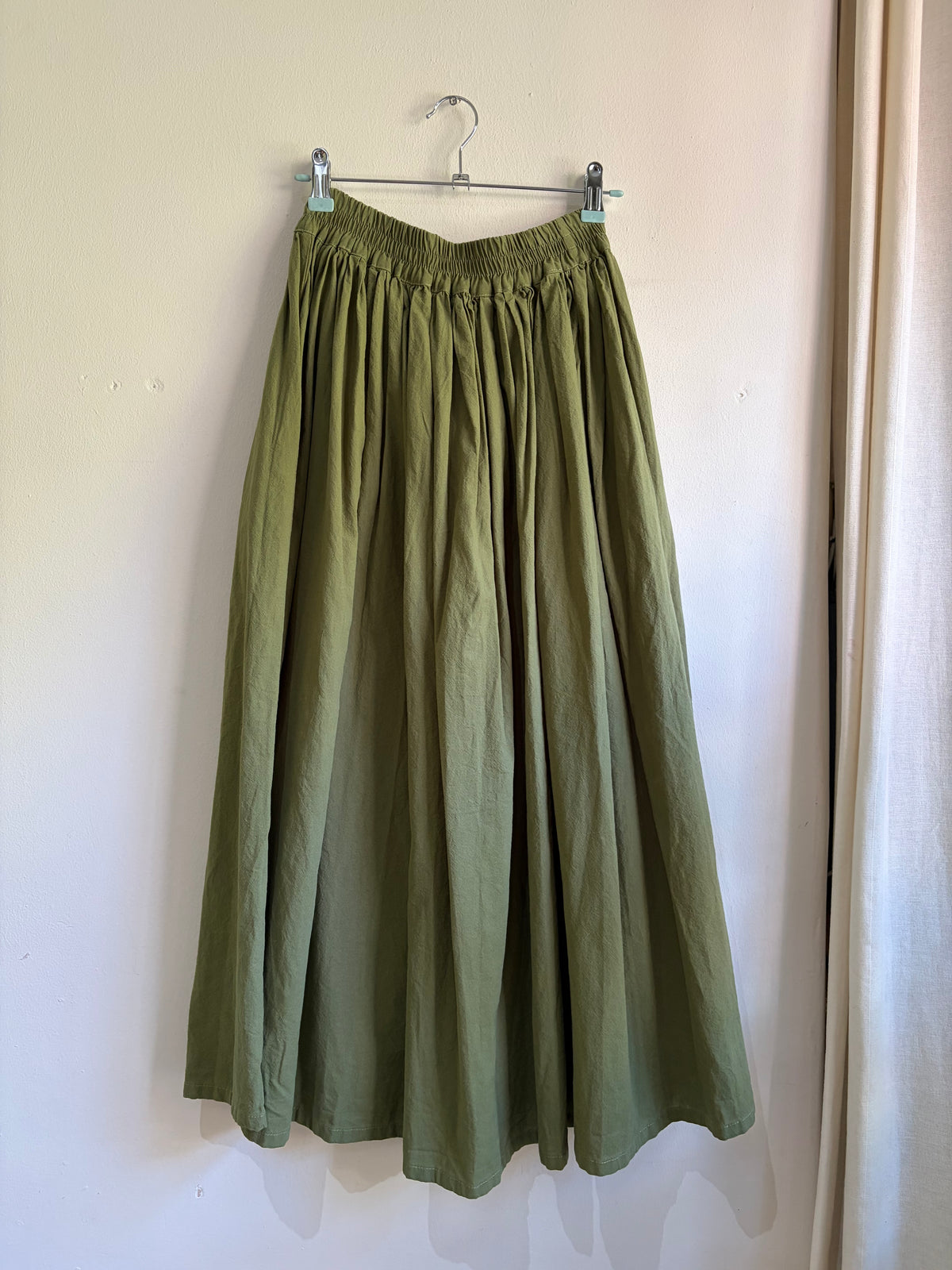 Sample sale - olive green bloom skirt seconds