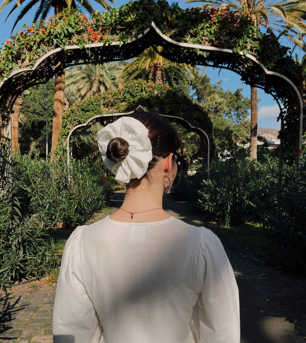 Sustainable Hair Scrunchie in Sustainable Cotton