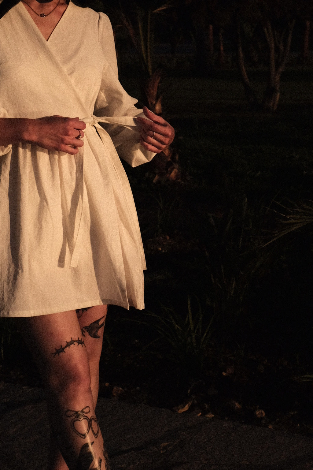 Heather Wrap Dress in Sustainable Cotton