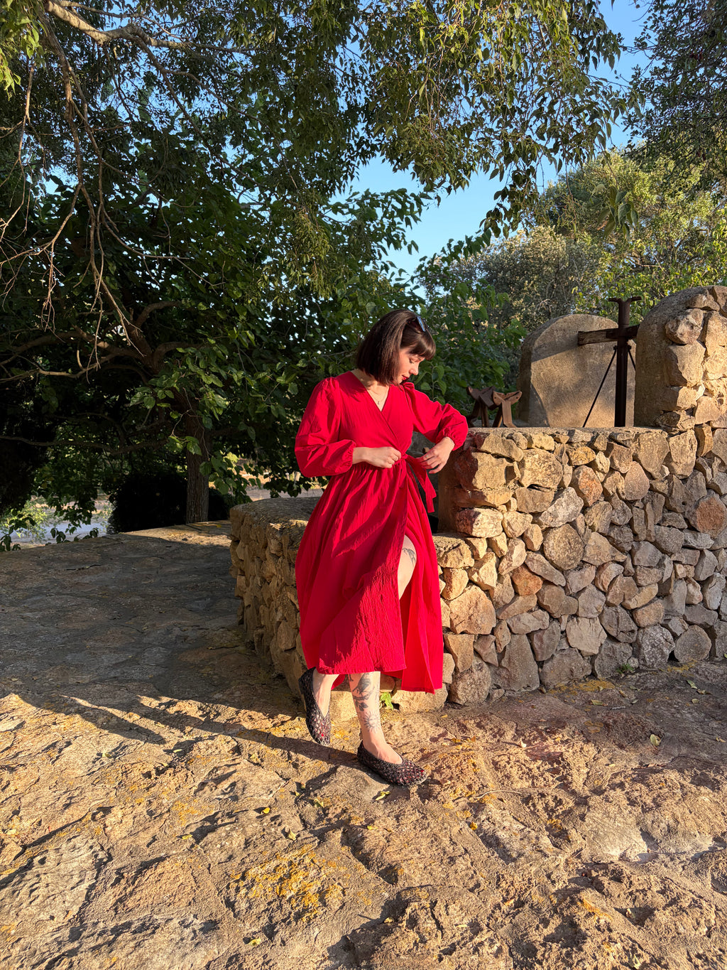 Made To Order - Heather Wrap Dress in Sustainable Cotton