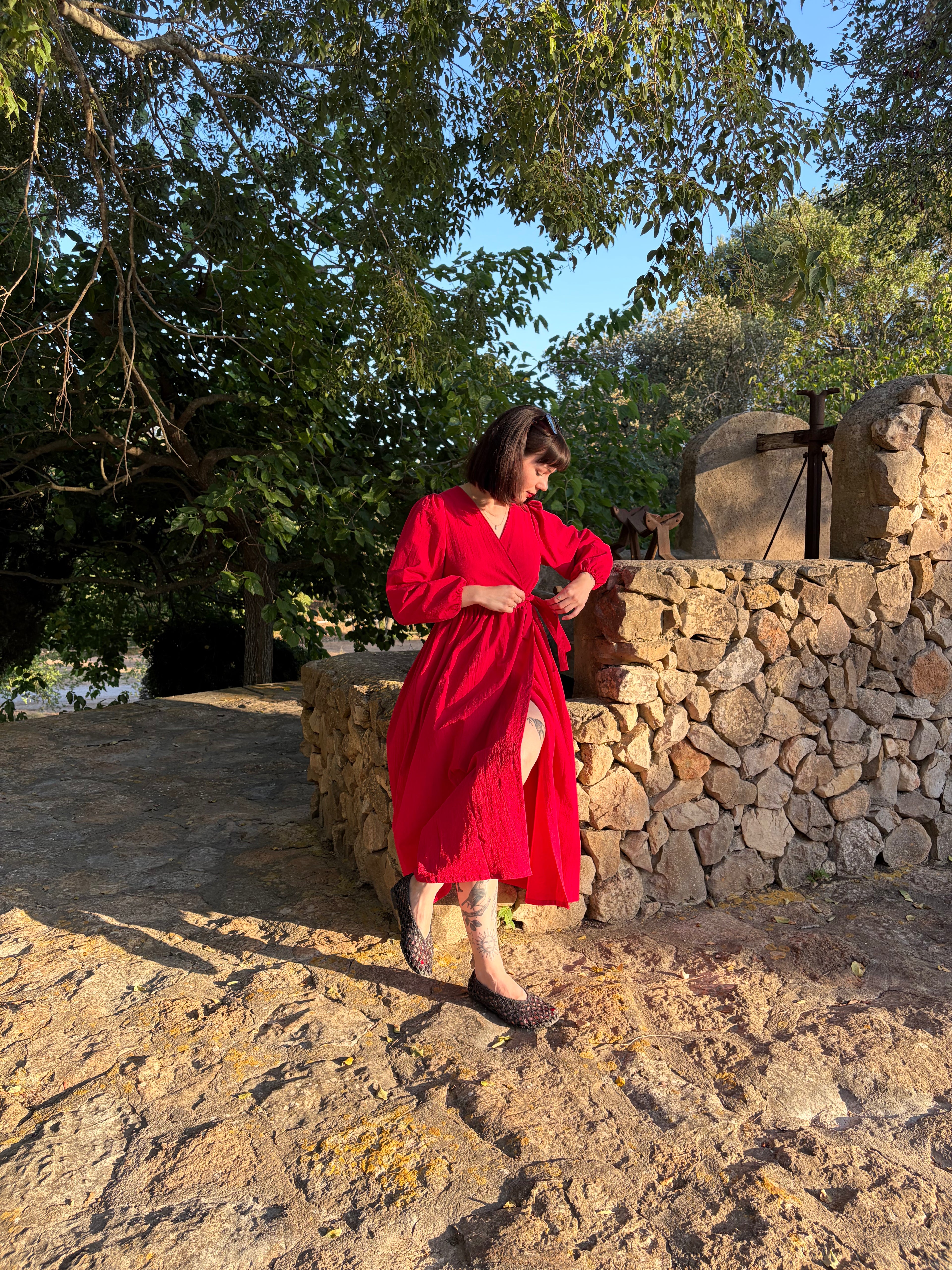 Made To Order - Heather Wrap Dress in Sustainable Cotton