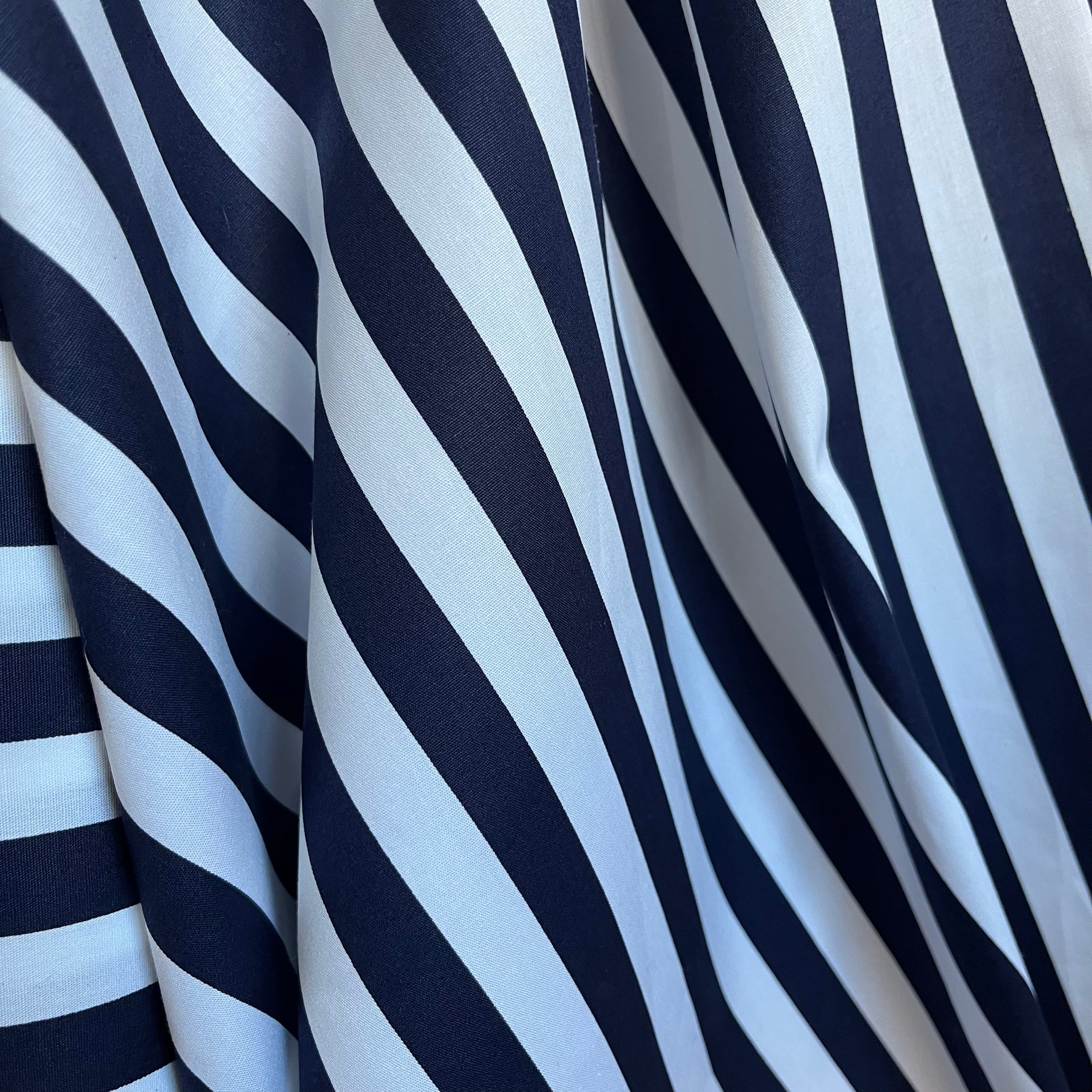 Made To Order - *Limited Edition Fabrics* The Bloom Midi Skirt Stripe UK6-10