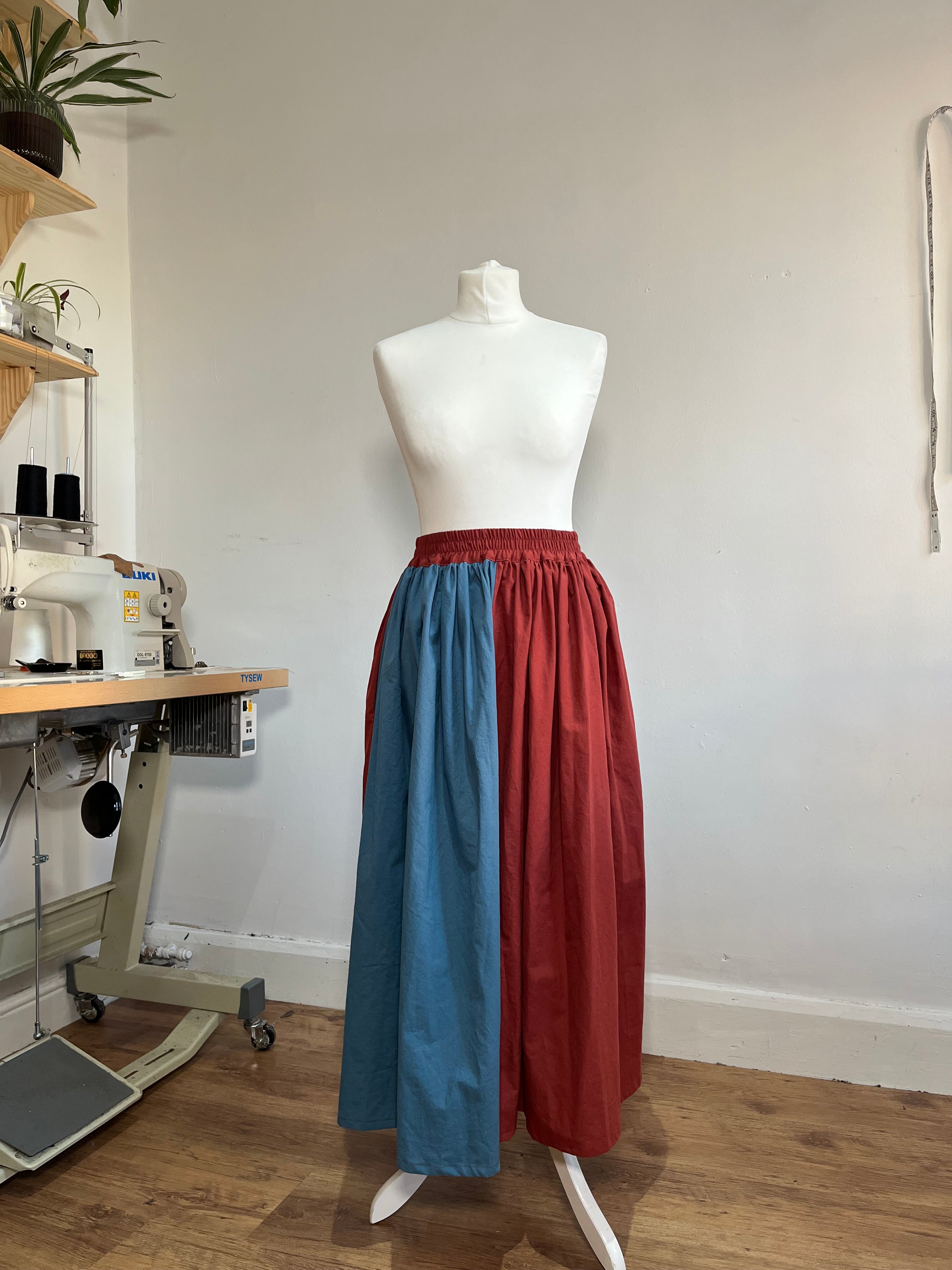 Ready to ship - The Bloom Skirt in Mix Match Cotton
