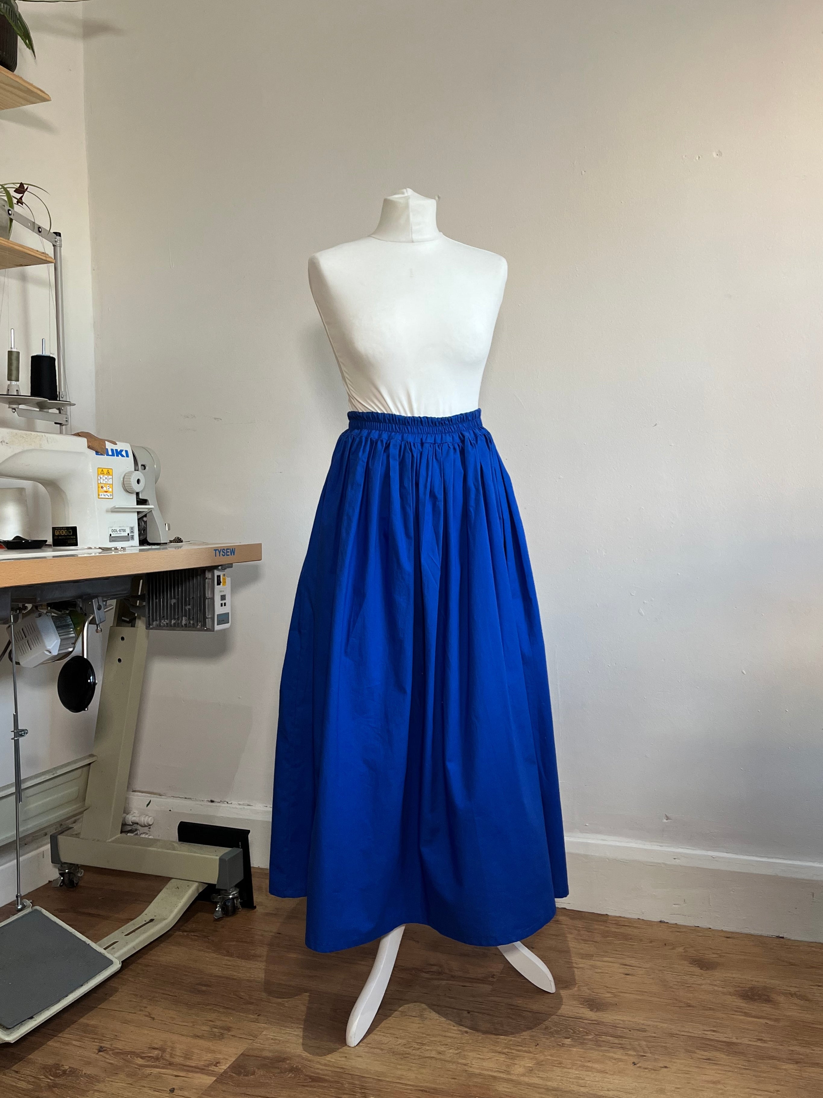 Ready to ship - The Bloom Skirt in Cobalt Blue Size 6 (seconds)