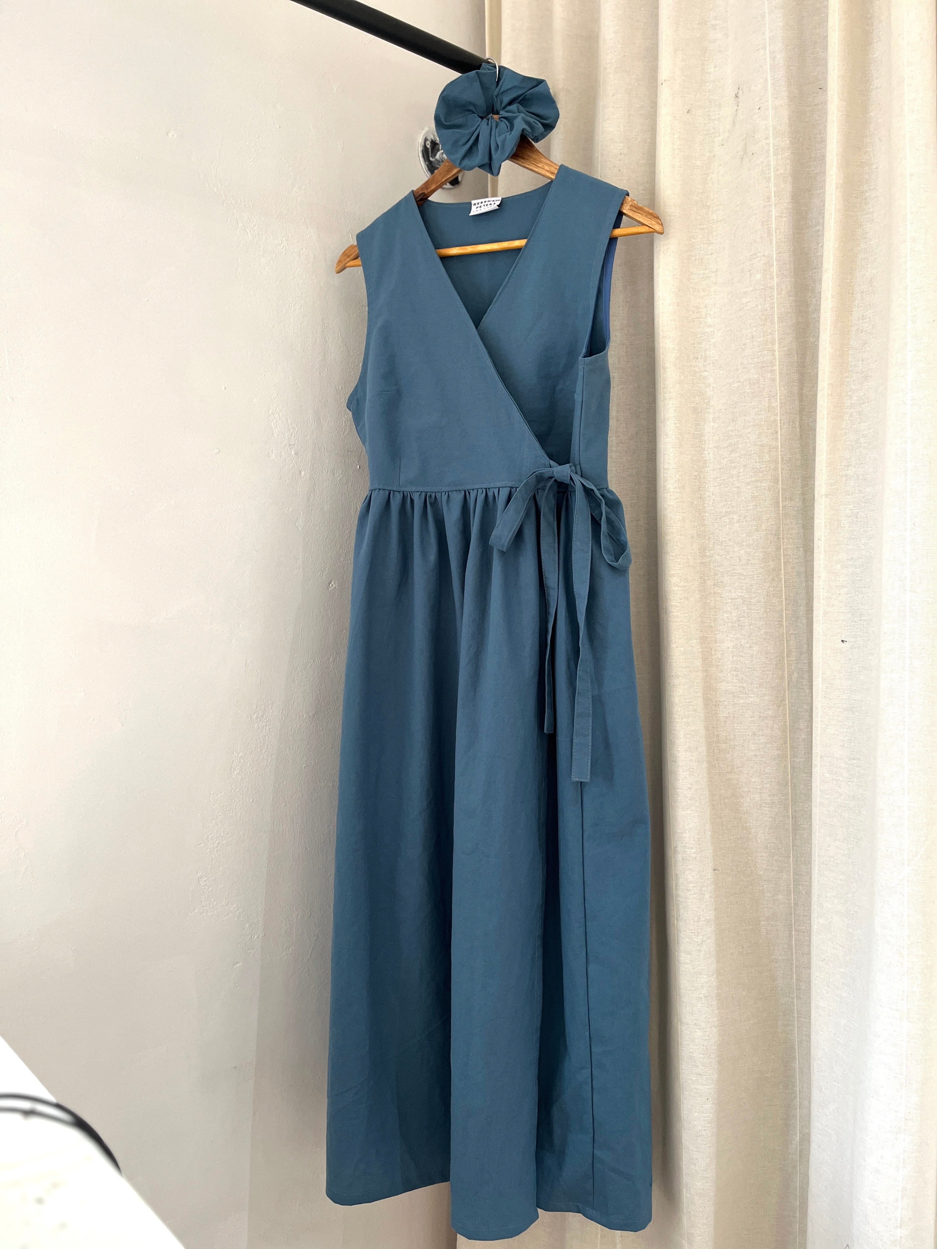 Made To Order - Heather Wrap Dress in Sustainable Cotton