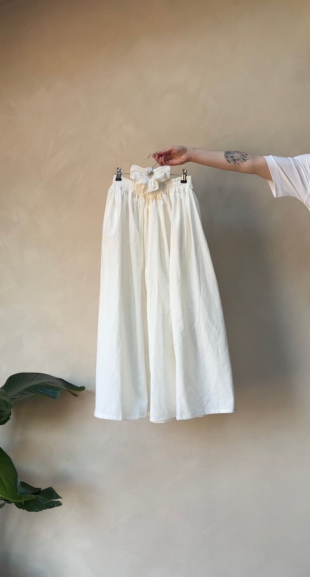 Ready to ship - The Bloom Skirt in Ivory Size 16