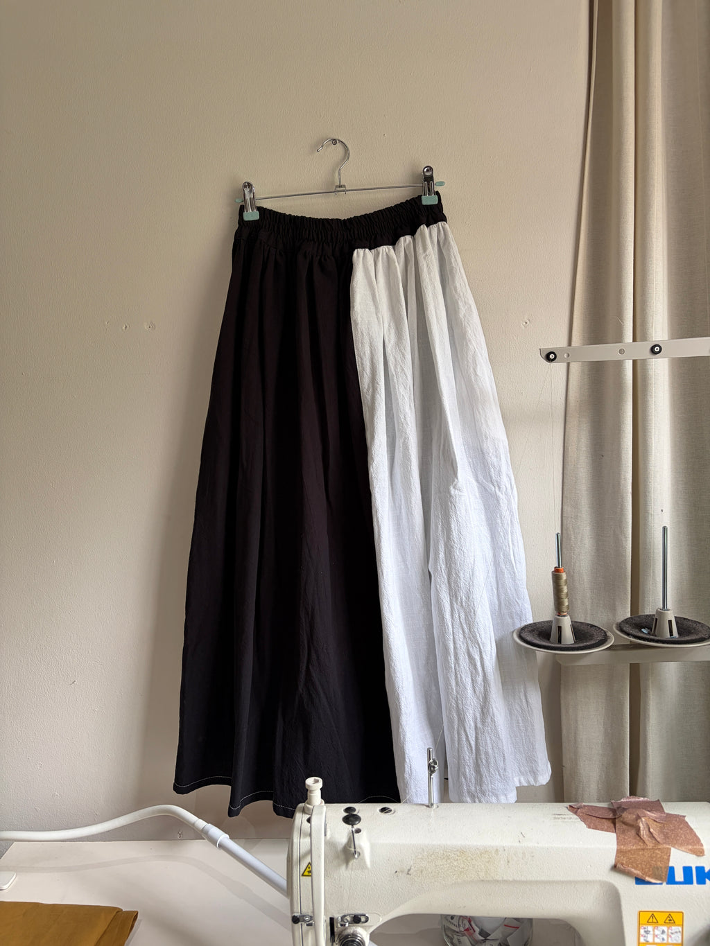Ready to ship - The Bloom Skirt in Black and White Size 6