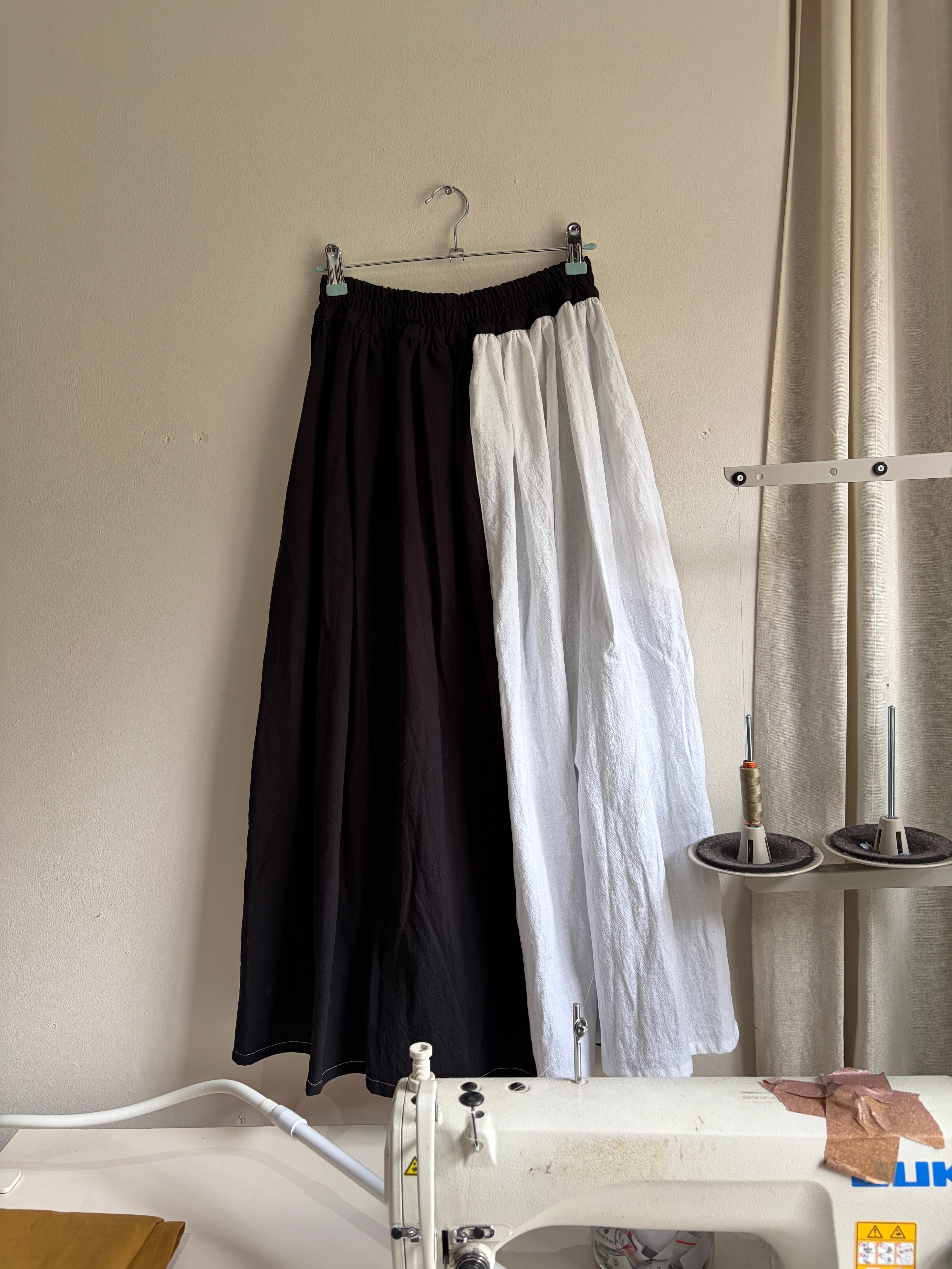 Ready to ship - The Bloom Skirt in Black and White Size 6