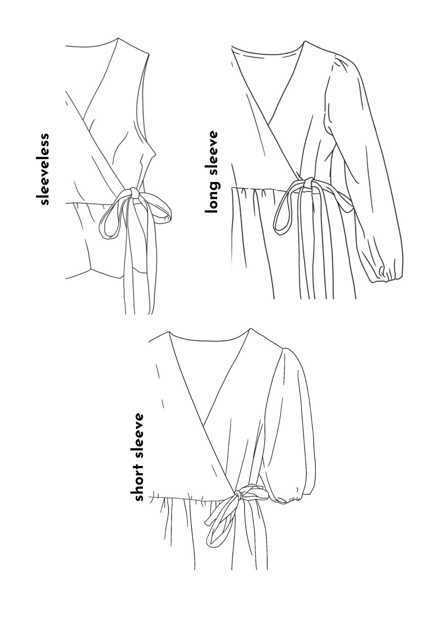 Heather Wrap Dress in Sustainable Cotton