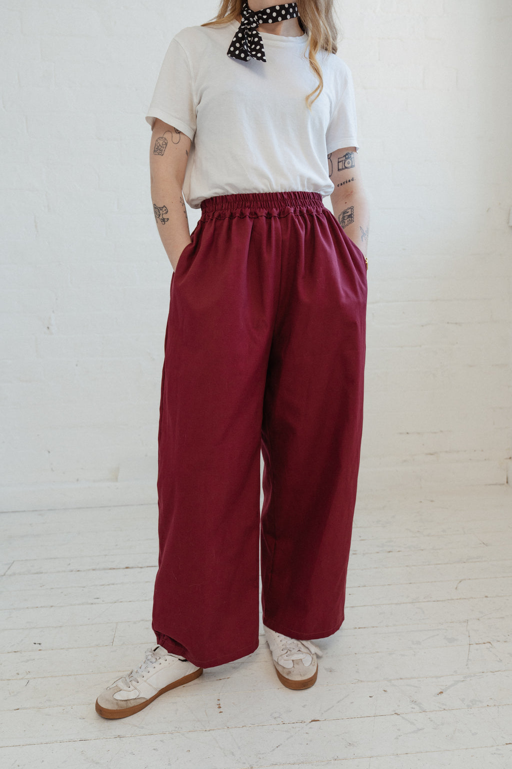Made To Order - The Barrel Trousers in Sustainable Cotton Fabric