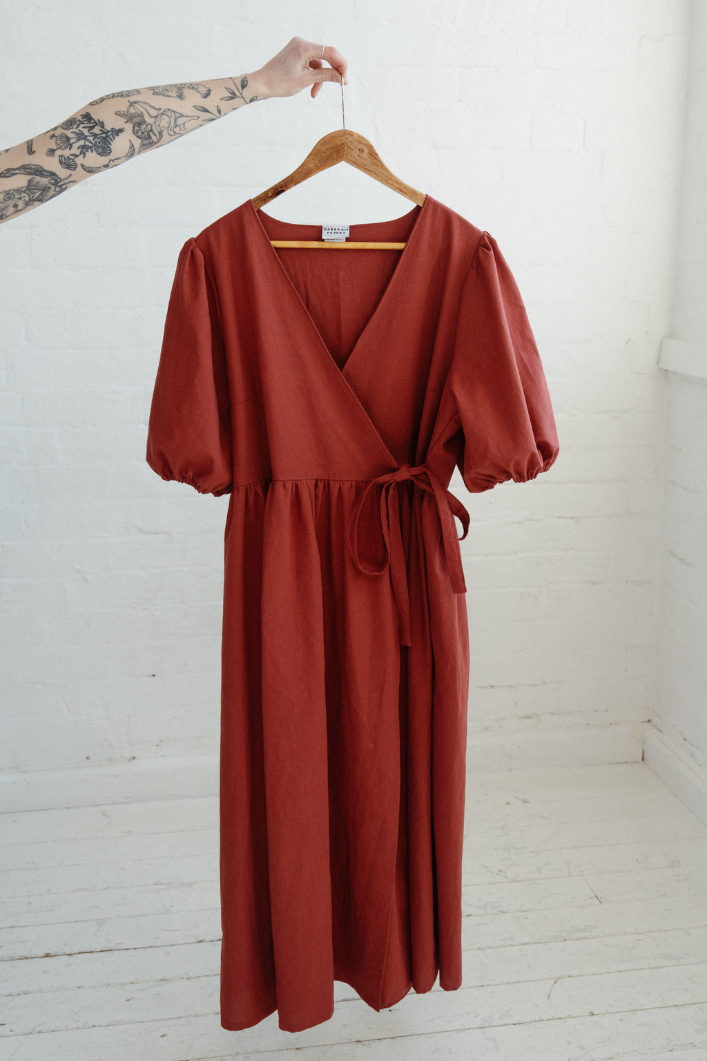 Ready to ship - The Heather Dress in Sandalwood Size 16
