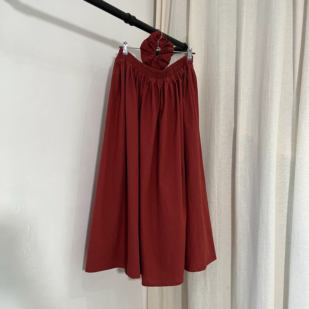 Last Chance - Made To Order - Bloom Midi Skirt in Sustainable Cotton