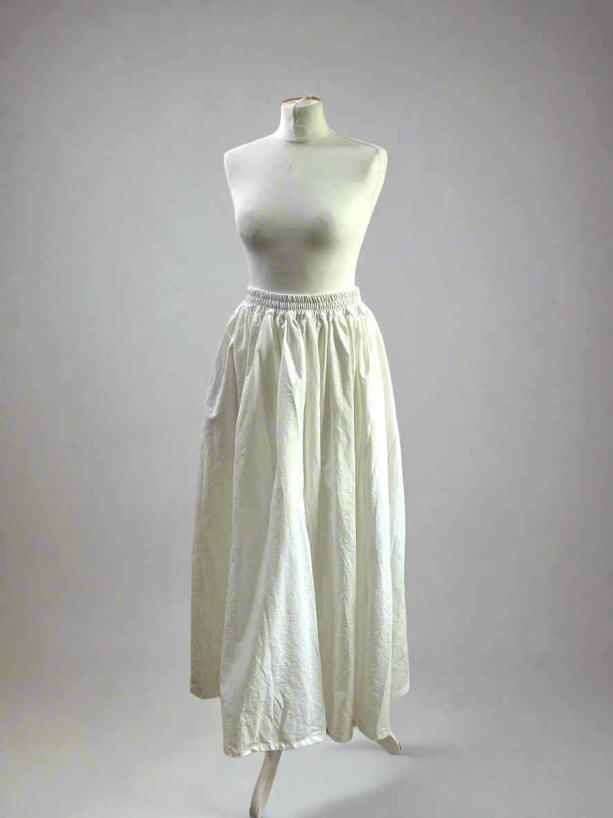 Ready to ship - The Bloom Skirt in Ivory Size 16
