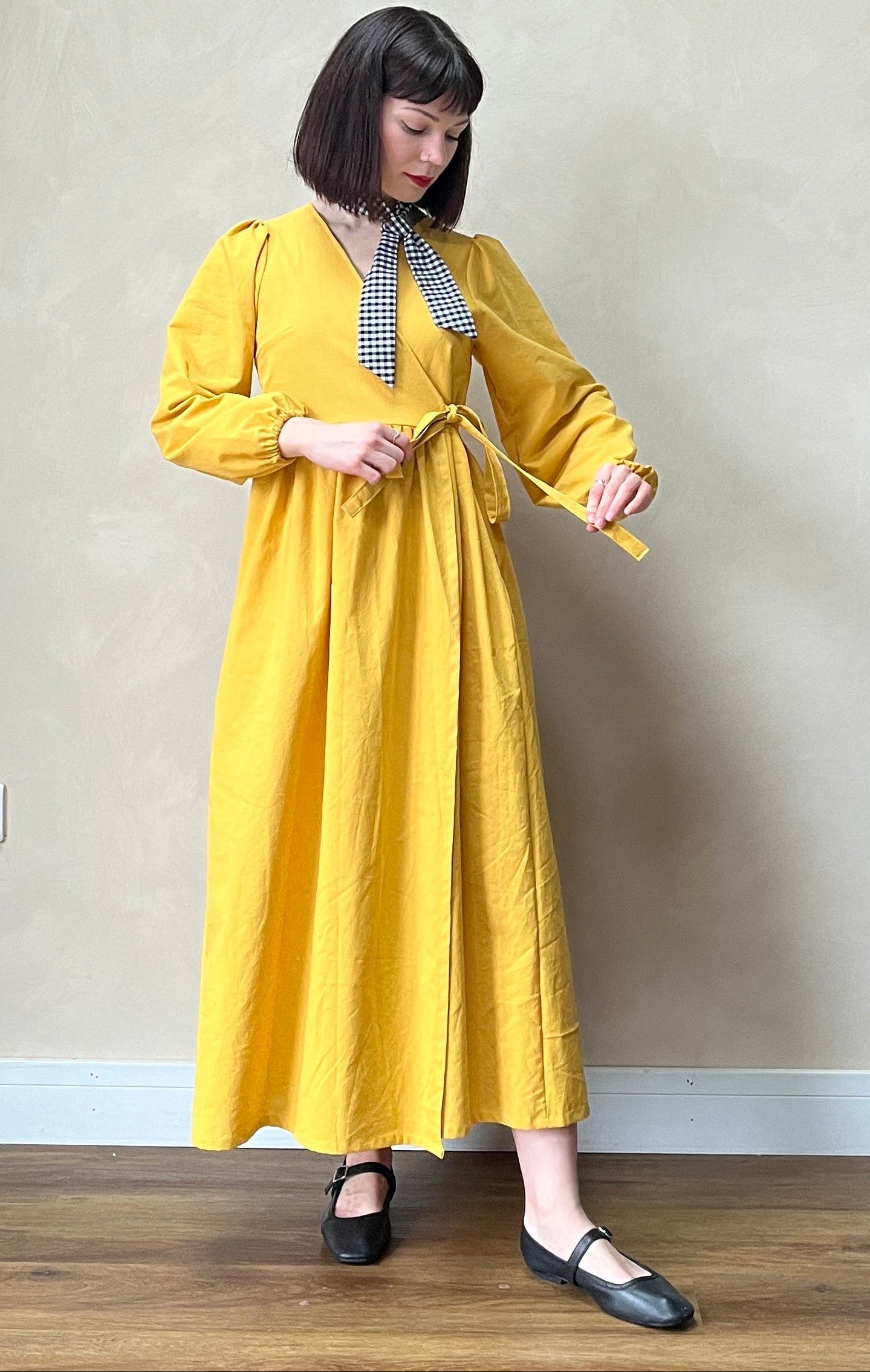 Made To Order - Heather Wrap Dress in Sustainable Cotton